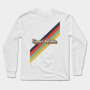 retro vintage color Lionel Richie Long Sleeve T-Shirt